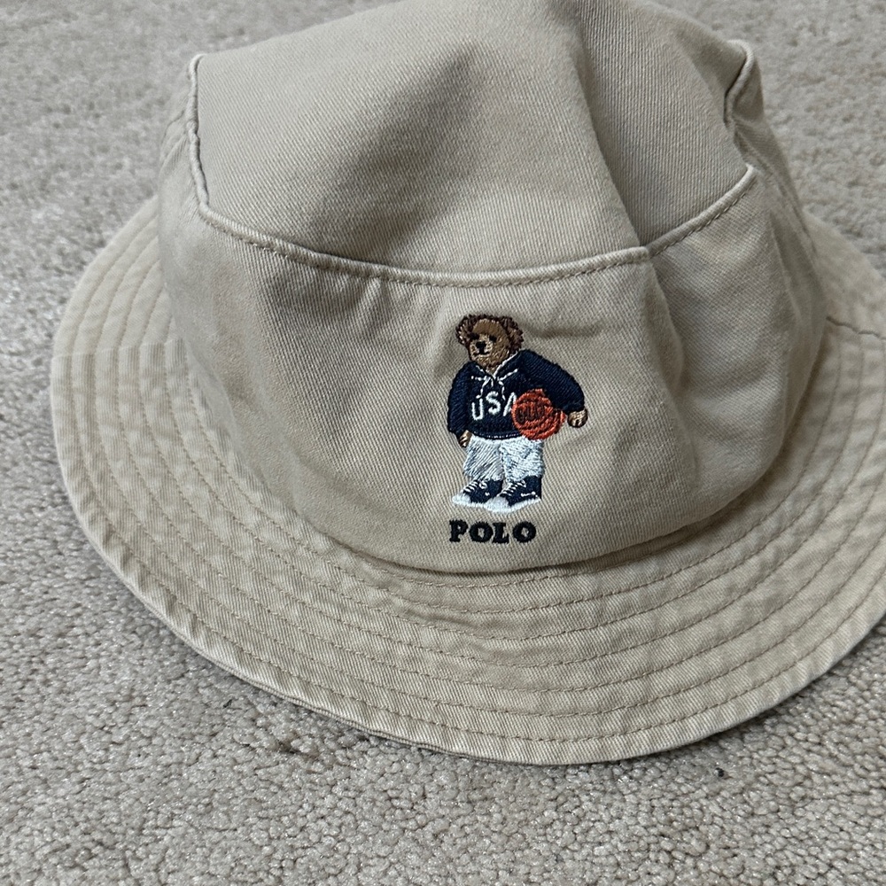 Polo by Ralph Lauren Tan Bucket Hat